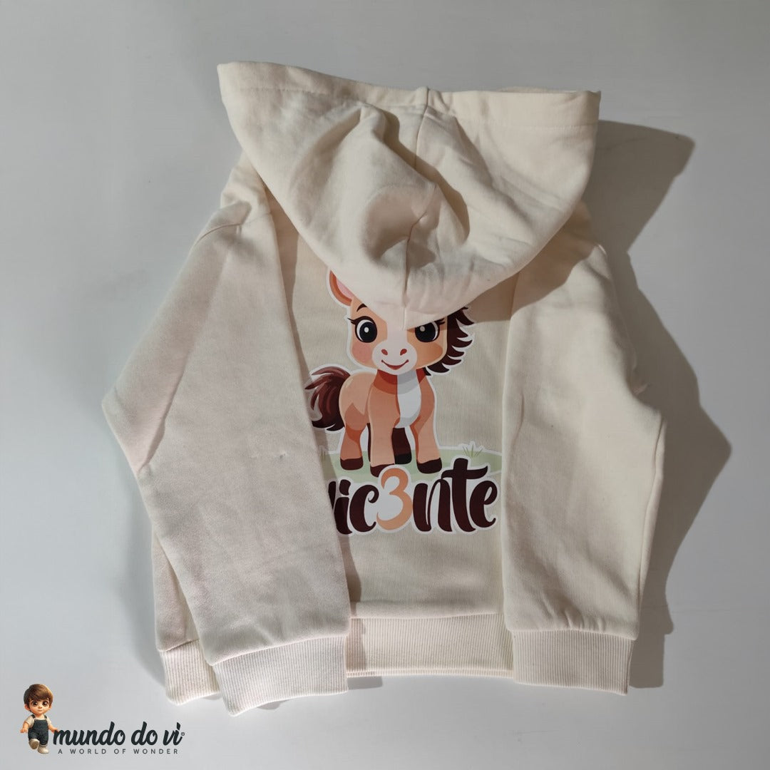 Sweat personalizada com cavalo