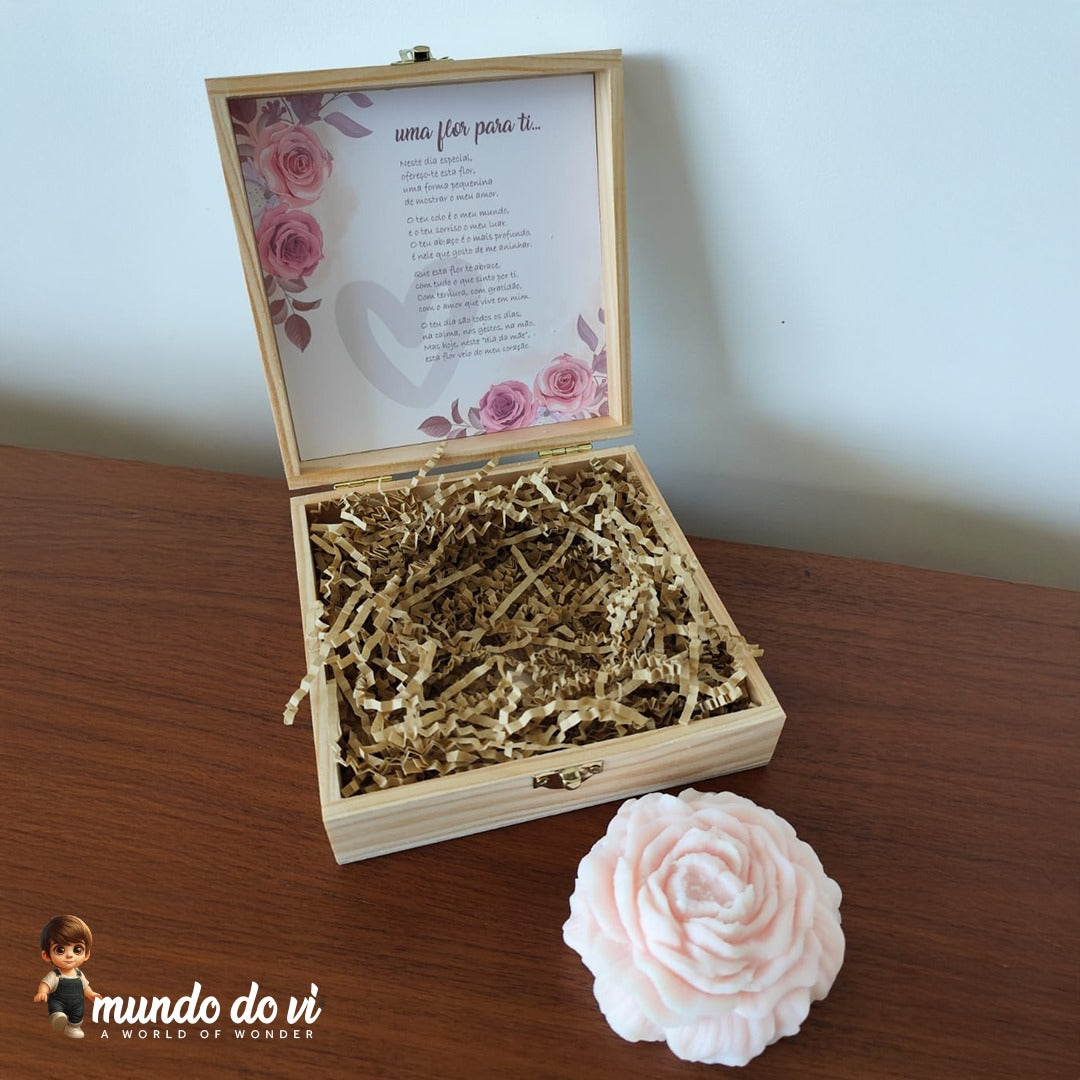 Caixa “Uma Flor Para Ti” — um abraço em forma de presente