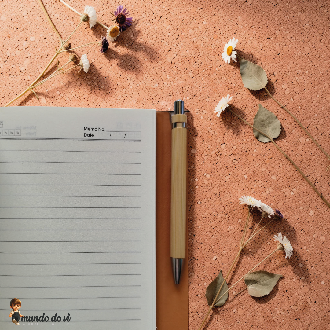 Bloco de Notas em Cortiça — Edição Especial