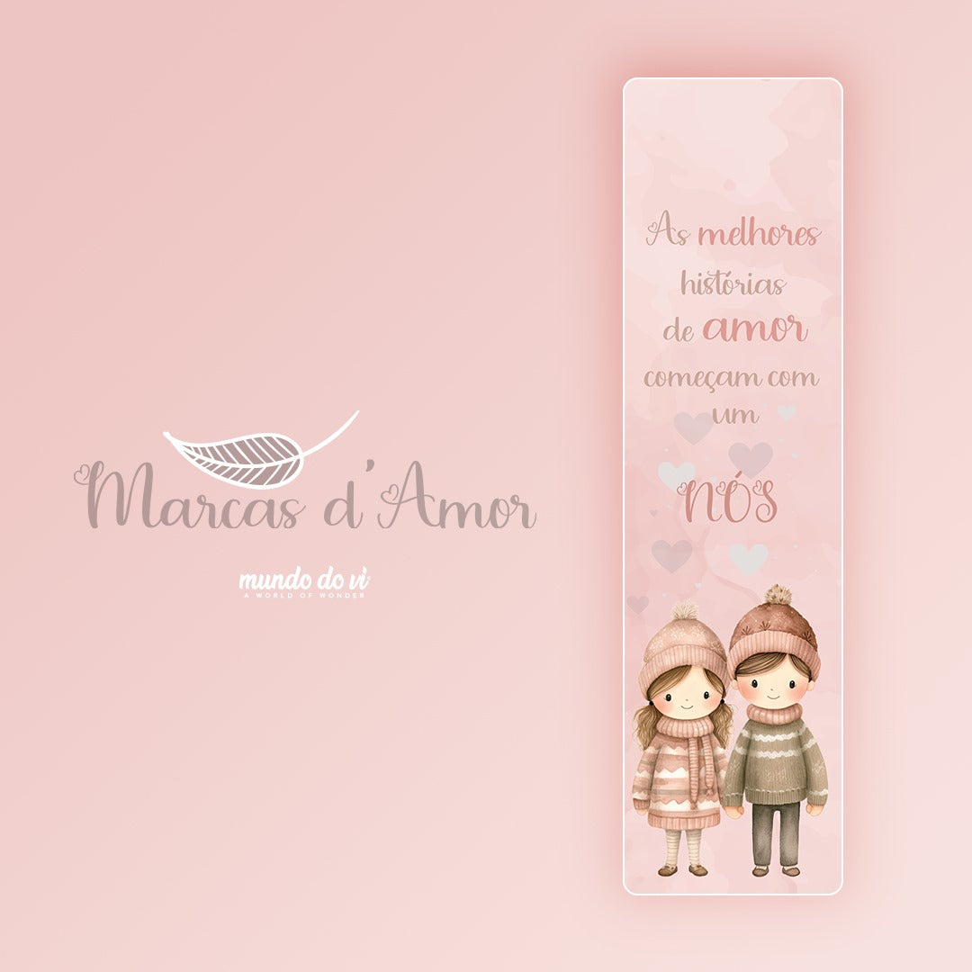 Marcadores de livro - Dia dos Namorados