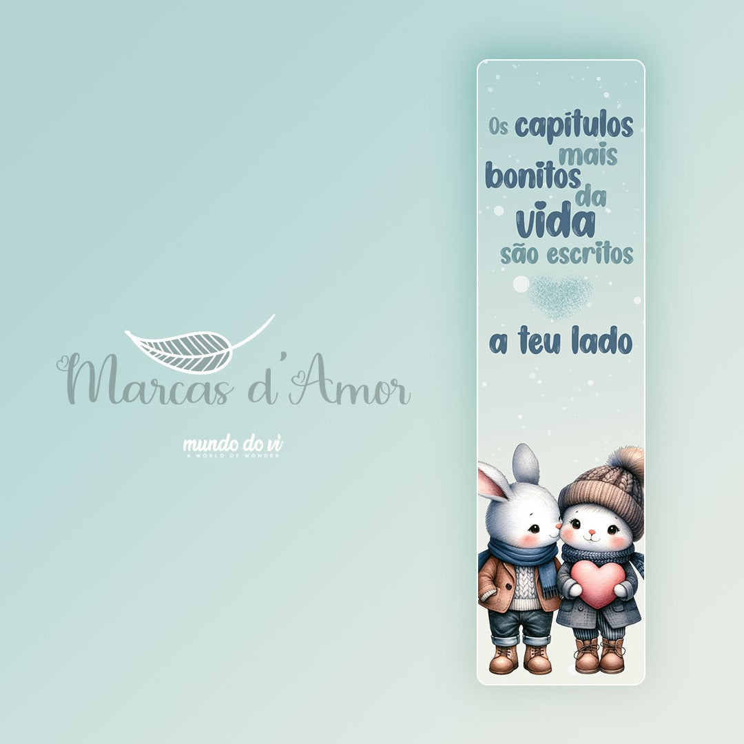 Marcadores de livro - Dia dos Namorados