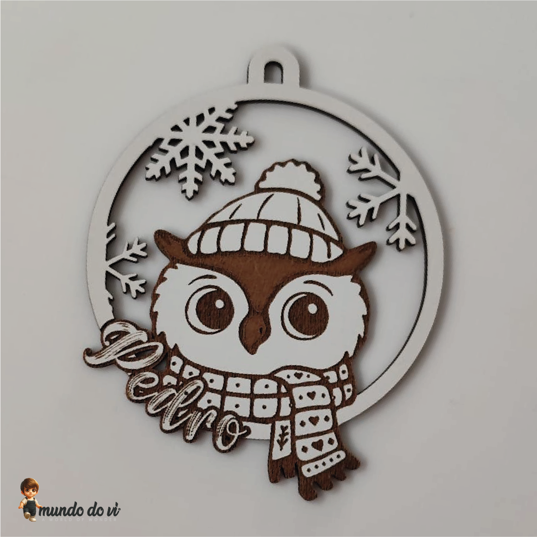 Bola de Natal Personalizada Santa Pata