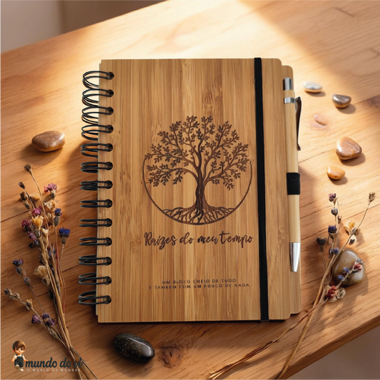 Bloco de Notas A5 - Raízes do Meu Tempo