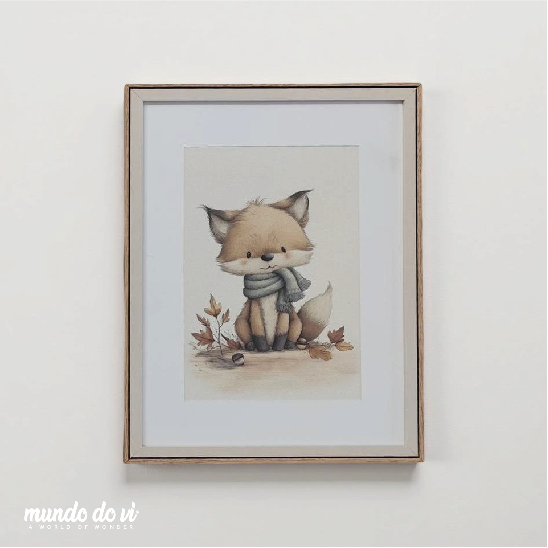 Set de Quadros Outonais (com Moldura)