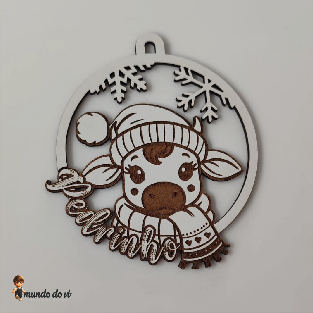 Bola de Natal Personalizada Santa Pata