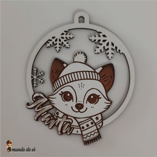 Bola de Natal Personalizada Santa Pata