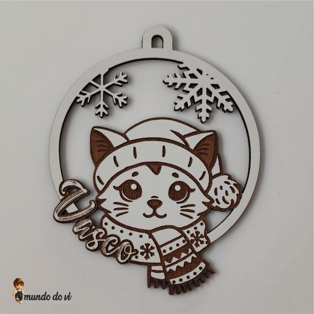 Bola de Natal Personalizada Santa Pata