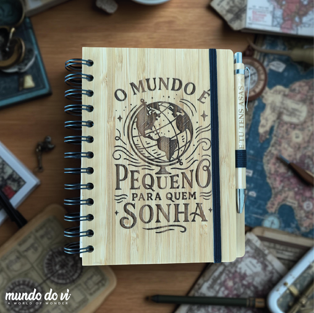 Bloco de notas em bambu – A5