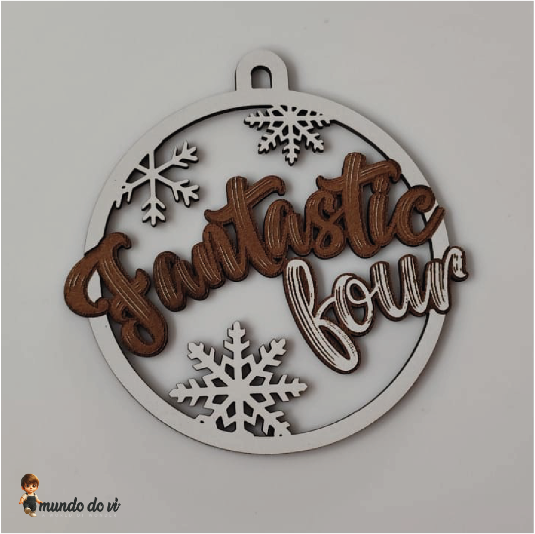 Bola de Natal Personalizada Santa Pata