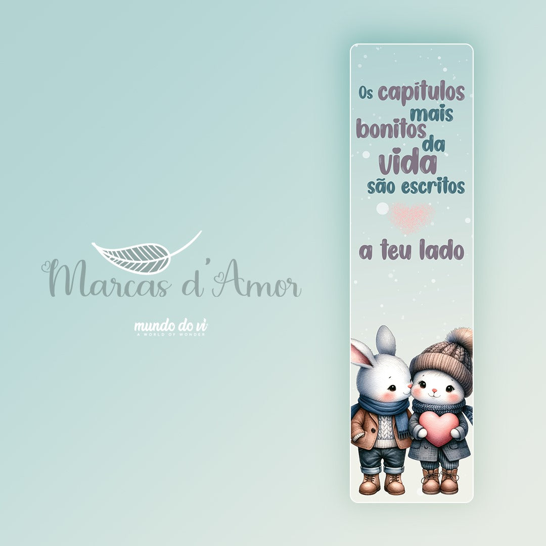 Marcadores de livro - Dia dos Namorados