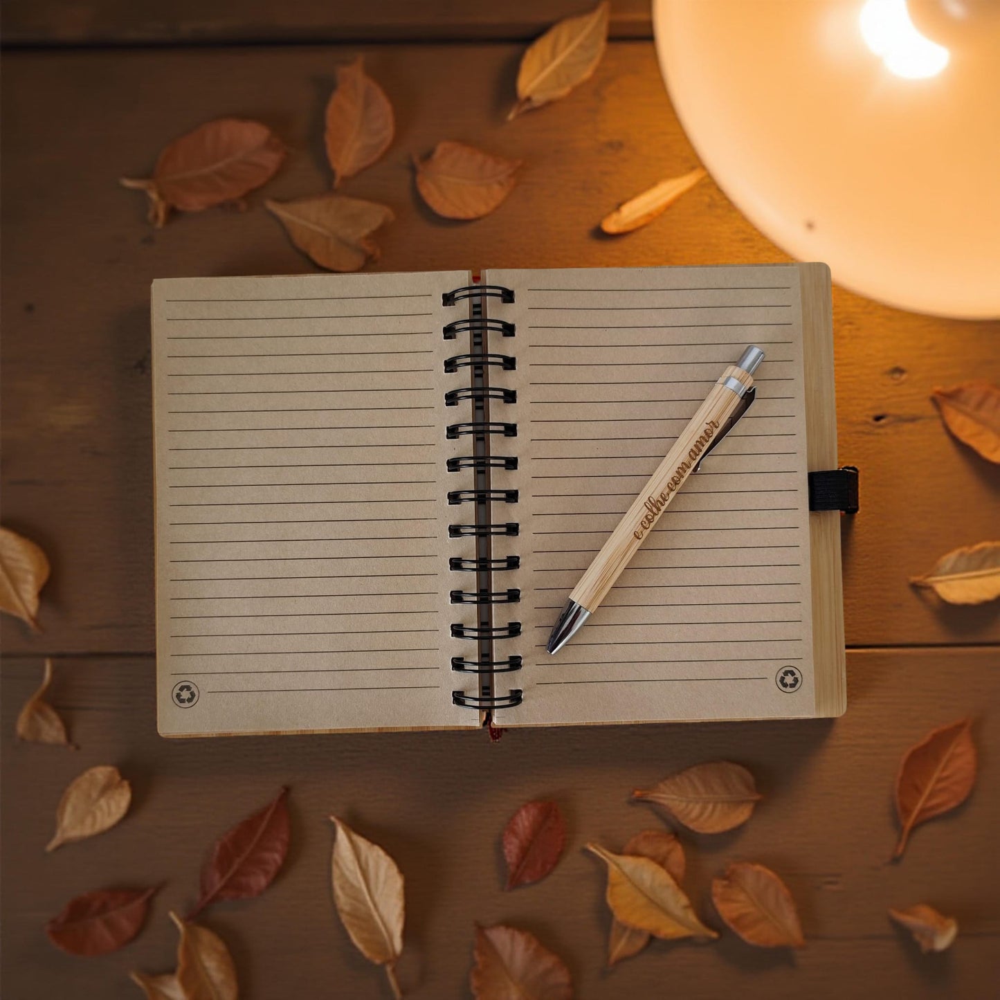 Bloco de notas em bambu – A5
