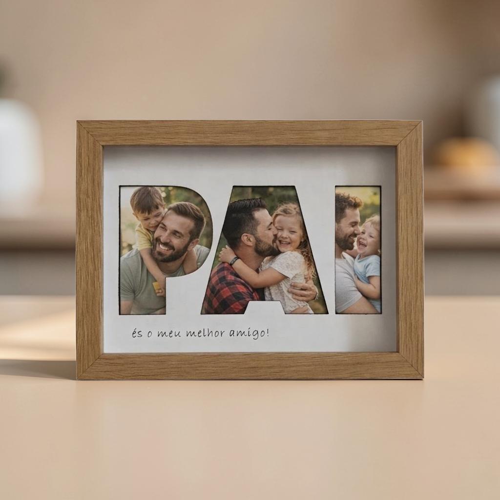Quadro Personalizado 'PAI' - 13x18cms